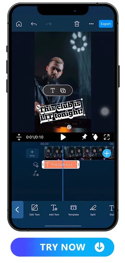 adjust the length of text in a video with PowerDirector